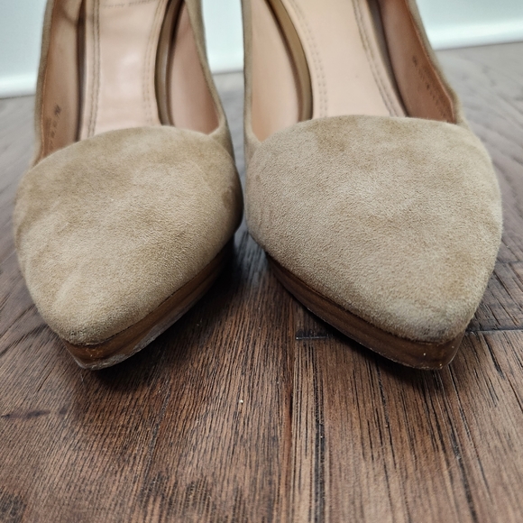 TORY BURCH suede ankle strap heels - Picture 4 of 9